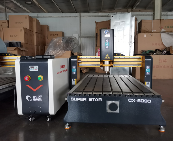 Small 6090 advertising engraving machine shipped to Argentina