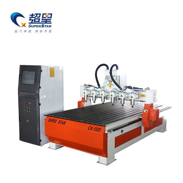 Superstar CX-1325 Multi-spindle Wood Cylinder Woodworking CNC Router
