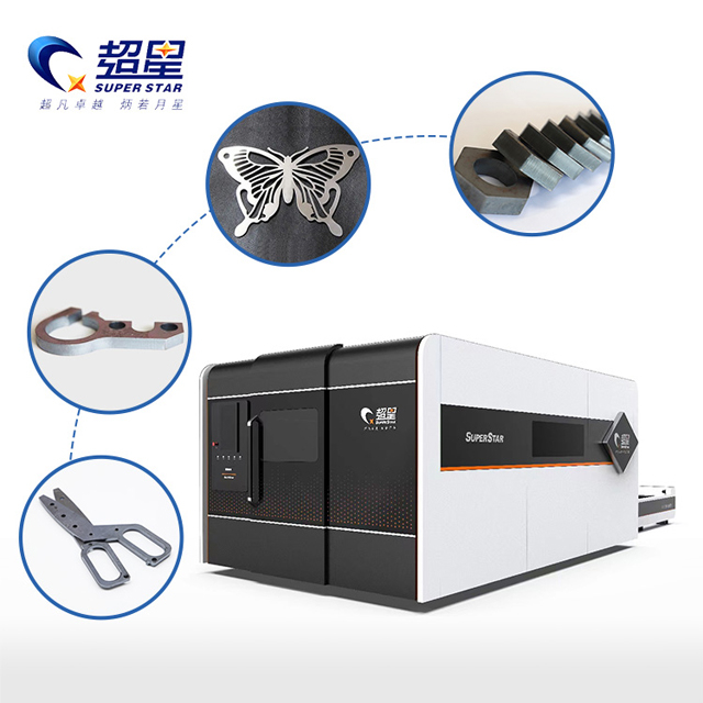 Sheet Metal 3015 Full Cover Fiber Laser Cutting Machine