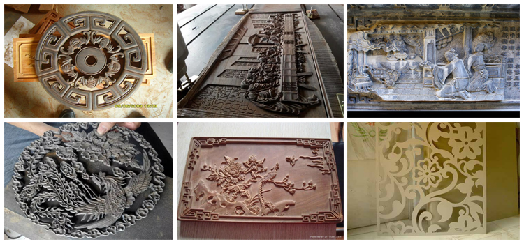 Multi head engraving machine sample