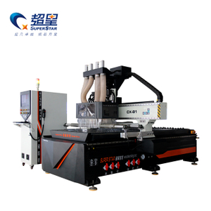 Superstar CNC CX-1325 4 Spindle Woodworking Cutter CNC Router 
