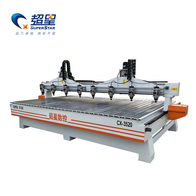 Superstar CX- 3520 Eight Head Classical Furniture Relief Engraving Machine