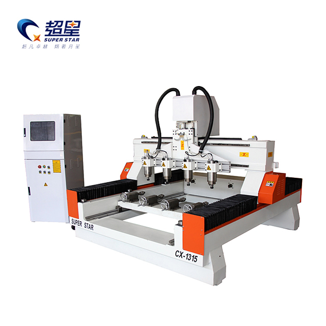 Superstar CNC CX - Four Heads Cylindrical Engraving Machine