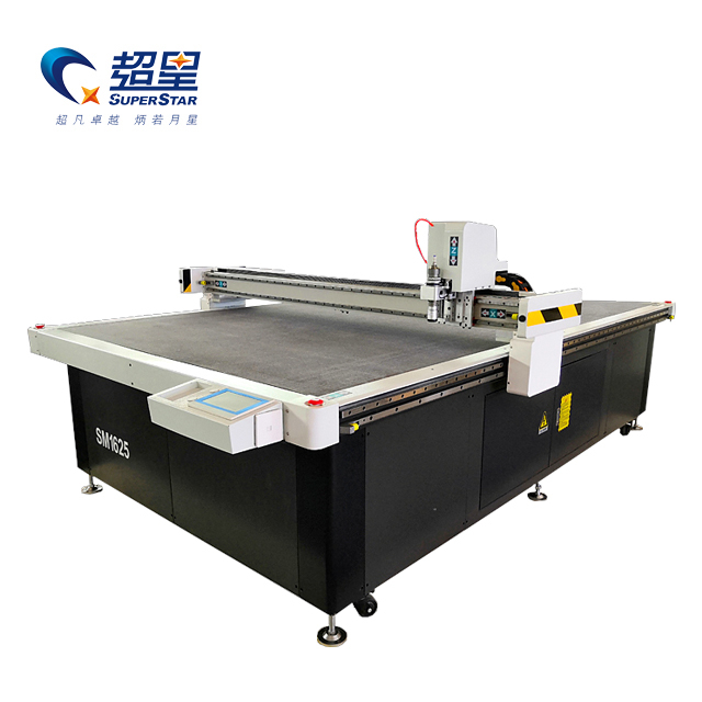 Superstar CNC Leather Cloth Soft Material Automatic Vibrating Knife Cutter Machine