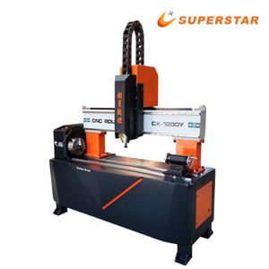 Superstar CX-1200Y Small Wood Cylinder CNC Engraving Machine