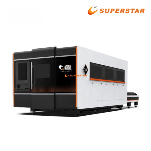 Superstar CX-3015 Full Cover Sheet Metal Fiber Laser Cutting Machine