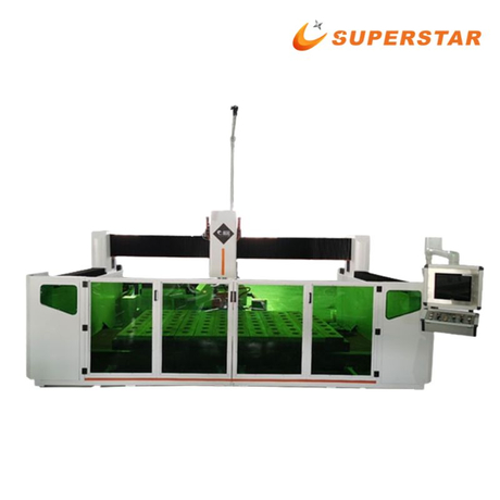 Superstar 3220 Five Axis Infrared Bridge Stone Cutting Machine