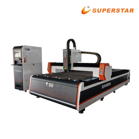 Superstar CX-3015 Sheet Metal Fiber Laser Cutting Machine