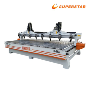 Superstar CX-3520 Eight Head Classical Furniture Relief Engraving Machine