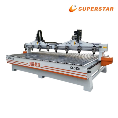 Superstar CX-3520 Eight Head Classical Furniture Relief Engraving Machine