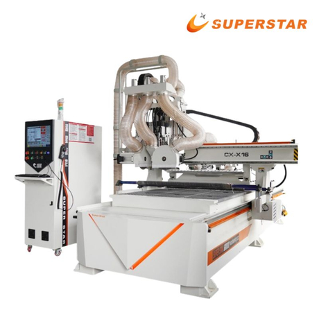 Superstar X16 ATC CNC Router with Saw Blade & Inline Tool Change