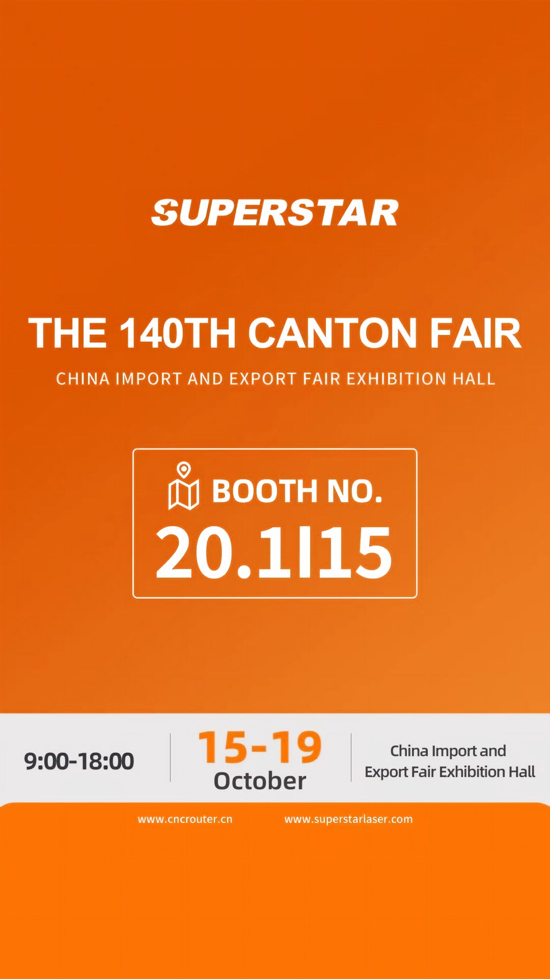 Meet Superstar CNC at the 140th Canton Fair | Booth 20.1I15