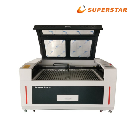 Superstar CX-1390 CO2 lasergraverings- og sk&aelig;remaskine