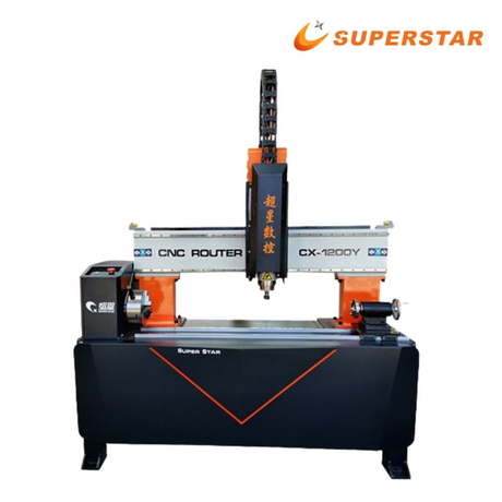 Superstar CX-1200Y Iti Wood Cylinder CNC Miihini Whakairo