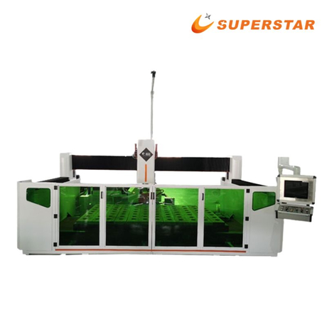 Superstar CNC CX-3020 Stone 5-Axis Bridge Cutting Machine