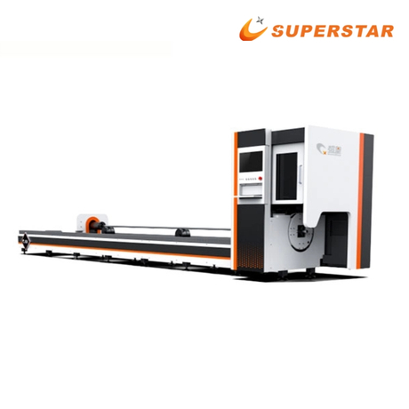 دستگاه برش لوله لیزری با فیبر فلزی CNC Superstar 6016L