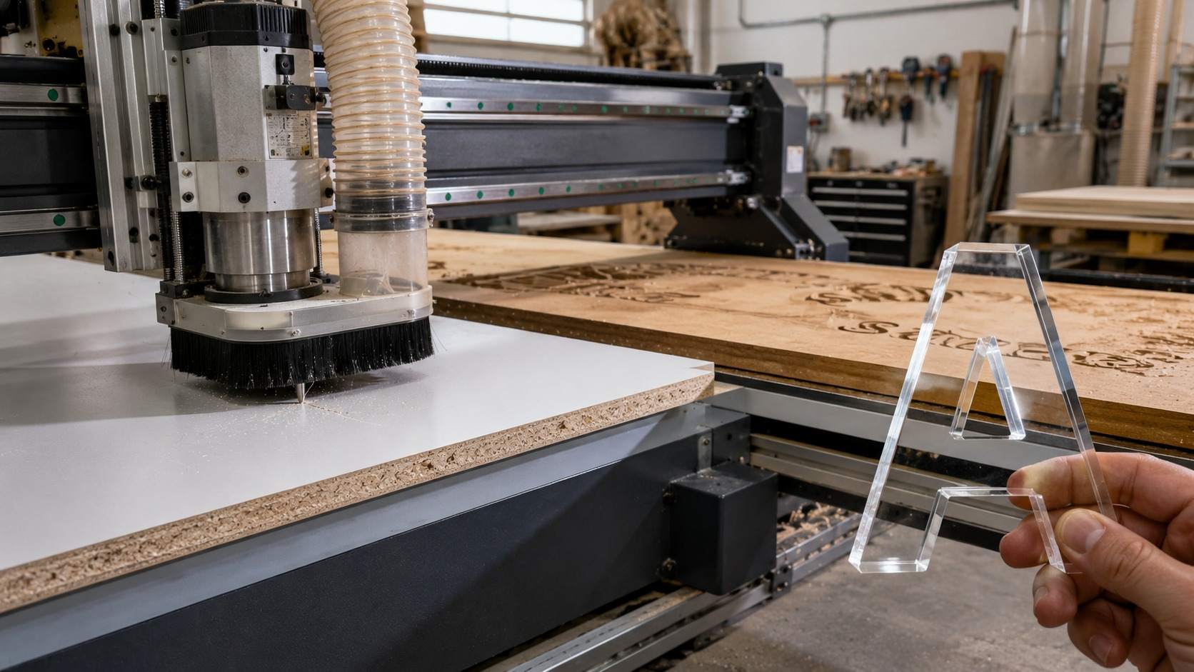 compression bit cnc router melamine cutting